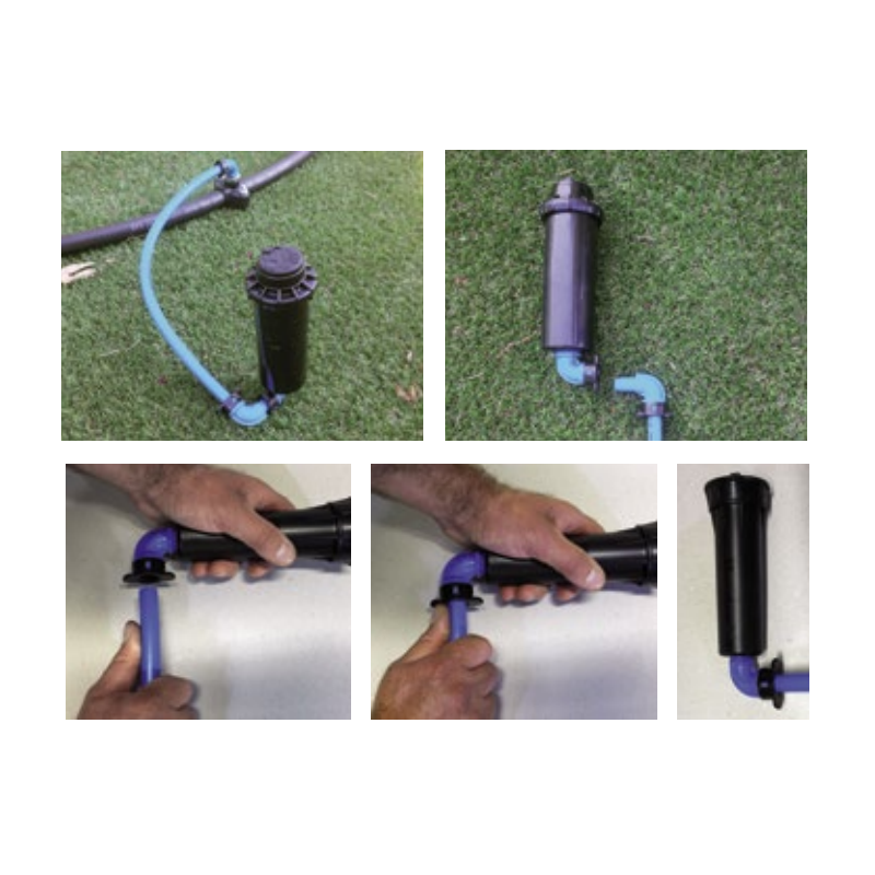 Gomito Maschio Tylok&reg; CBC-Lok&reg; 90&deg; Doppia Puntale &ndash; Raccordo Per Tubo 1/4" Filetto MNPT
