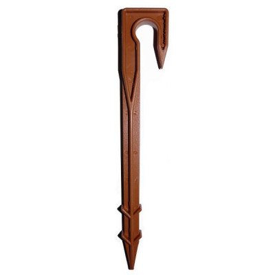Picchetto Marrone per ala gocciolante e tubo Diam. 16 - Irritec Picchetto Marrone per ala gocciolante e tubo Diam. 16 - Irritec