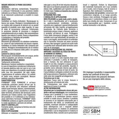 Esca granulare per Formiche Forminix 500g - SBM