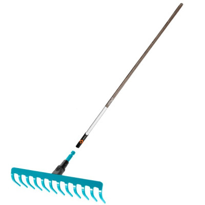 Rastrello combisystem a 12 denti completo di manico da 180 cm - Gardena Rastrello combisystem a 12 denti completo di manico da 180 cm - Gardena