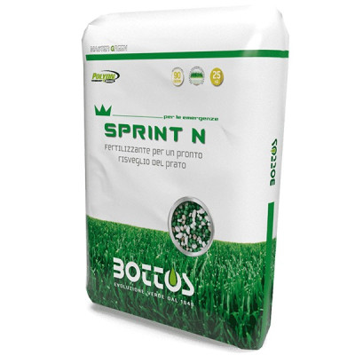 Concime per prato Bottos "Sprint N" 27-0-14 - Linea Master Green