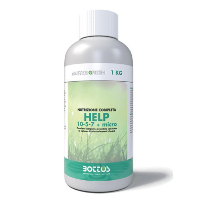 Concime liquido NPK Bottos "Help" 10-5-7 + microelementi - Linea Master Green Concime liquido NPK Bottos "Help" 10-5-7 + microelementi - Linea Master Green