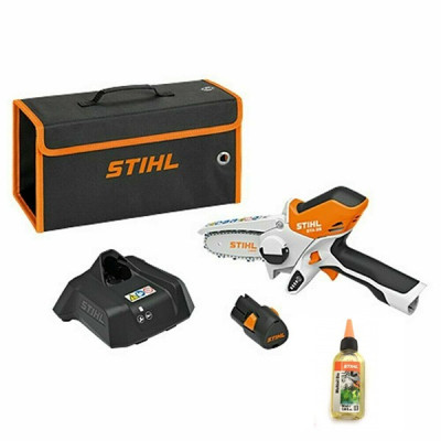 Potatore a Batteria Stihl GTA 26 - Set completo di Batteria Caricabatteria e Olio catena Potatore a Batteria Stihl GTA 26 - Set completo di Batteria Caricabatteria e Olio catena