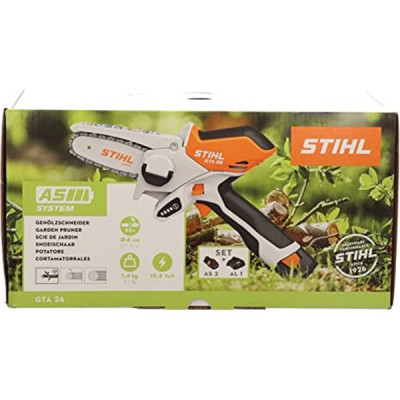 Potatore a Batteria Stihl GTA 26 - Set completo di Batteria Caricabatteria e Olio catena Potatore a Batteria Stihl GTA 26 - Set completo di Batteria Caricabatteria e Olio catena