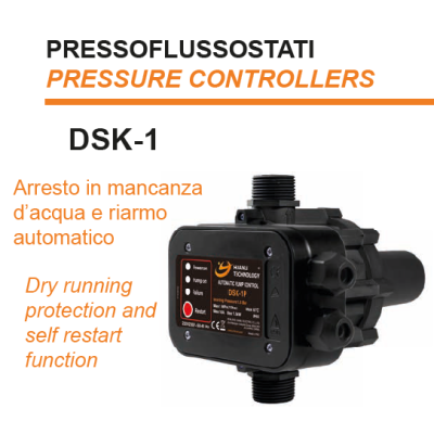 Regolatore di pressione Prescontrol 1,5 bar mod. DSK-1 - GLong
