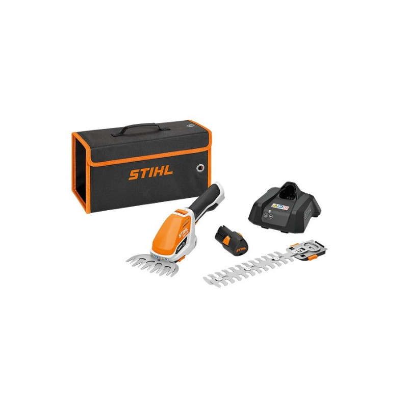 Stihl HSA 26 Set - Rifinitore siepi Tagliasiepi con Batteria e Caricabatteria inclusi