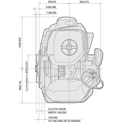 Decespugliatore a Impugnatura SINGOLA con motore a scoppio TJ 35 E S - 1,4 HP - KAWASAKI
