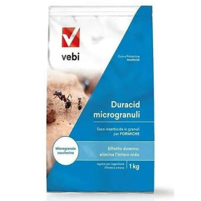 Duracid Microgranuli GR - Insetticida piretroide pronto all'uso contro Formiche, Cimici, Blatte, Pulci e Pidocchi - Vebi 1 Kg Duracid Microgranuli GR - Insetticida piretroide pronto all'uso contro Formiche, Cimici, Blatte, Pulci e Pidocchi - Vebi 1 Kg