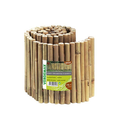 Bordo ornamentale in bamboo per aiuole - Verdemax