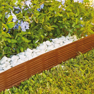 Bordo ornamentale Grigio in PVC per aiuole - Verdemax Bordo ornamentale Grigio in PVC per aiuole - Verdemax