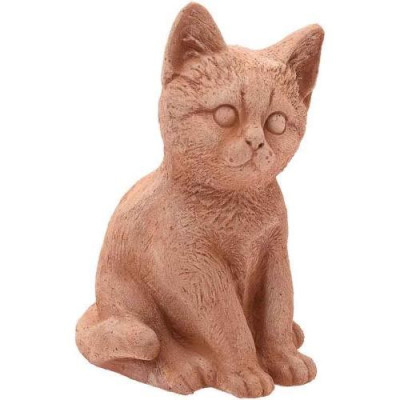 Gatto Seduto Galestro cm 17