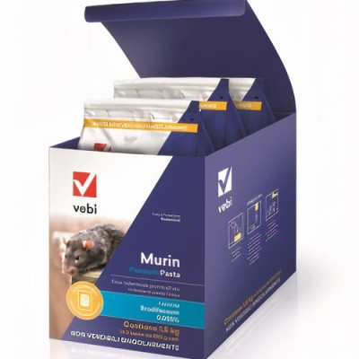 Esca Topicida e Ratticida in buste Murin Facoum Pasta ps bf per topi e ratti - Box 1,5 Kg (3 buste da 500 g) Esca Topicida e Ratticida in buste Murin Facoum Pasta ps bf per topi e ratti - Box 1,5 Kg (3 buste da 500 g)