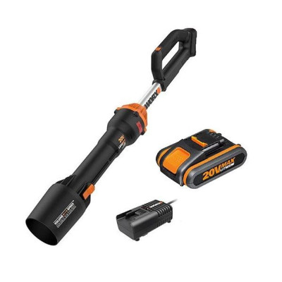 Soffiatore a Batteria Worx WG543E LeafJet 20V - Completo di Batteria e Caricabatteria