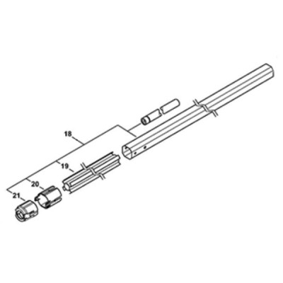 Stelo esterno potatore/sramatore telescopico Stihl HT 75 - HT 103 - HT 133 - Ricambio Originale Stelo esterno potatore/sramatore telescopico Stihl HT 75 - HT 103 - HT 133 - Ricambio Originale