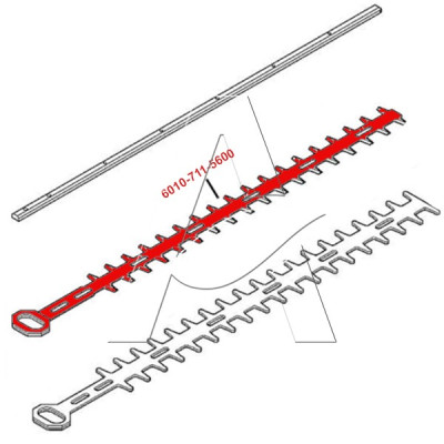 Lama di ricambio per tagliasiepi HE 600 Stihl - Ricambio Originale