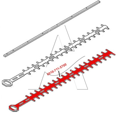 Pettine di ricambio per tagliasiepi HE 600 Stihl - Ricambio Originale