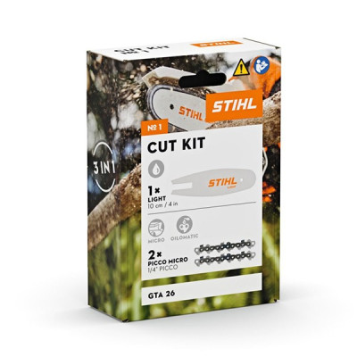 Set spranga e catena Stihl - Cut kit 1 per GTA 26 - Originale Stihl Set spranga e catena Stihl - Cut kit 1 per GTA 26 - Originale Stihl