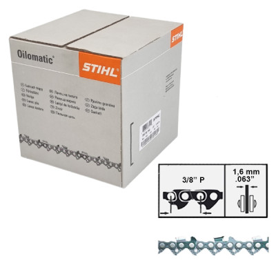 Catena RS Rapid Super per motosega Stihl in rotolo Cod. 3621-000-1640 - Ricambio Originale Catena RS Rapid Super per motosega Stihl in rotolo Cod. 3621-000-1640 - Ricambio Originale
