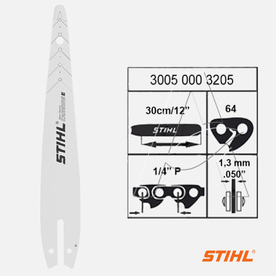 SPRANGA DI GUIDA CARVING E 30 cm (12") - 1/4" - 1,3 mm (3005 000 3205) - ORIGINALE STIHL SPRANGA DI GUIDA CARVING E 30 cm (12") - 1/4" - 1,3 mm (3005 000 3205) - ORIGINALE STIHL