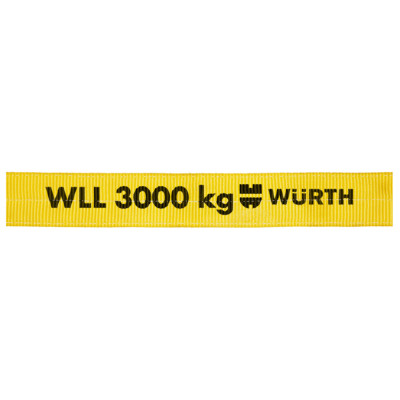 Cinghia di sollevamento professionale Würth - 3000 Kg | AgricolBio.it