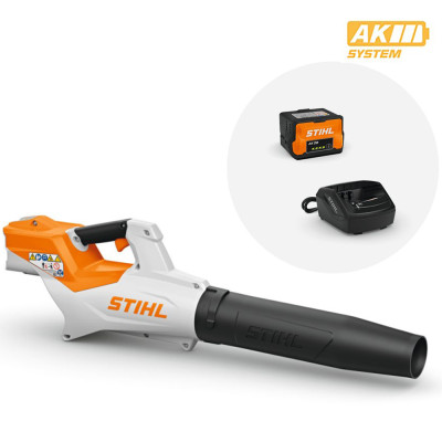 Set - Soffiatore a batteria Stihl BGA 50.0 - con batteria AK20 e caricabatteria AL101 - Sistema AK Set - Soffiatore a batteria Stihl BGA 50.0 - con batteria AK20 e caricabatteria AL101 - Sistema AK