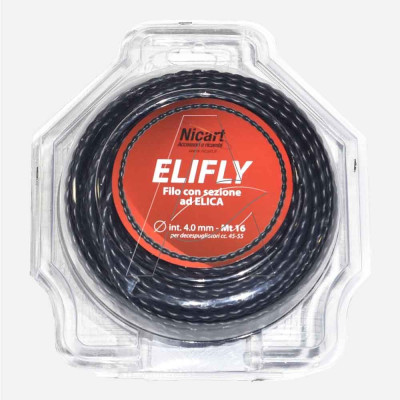 Filo decespugliatore Sez. Elicoidale D. 4,0 mm - 21,5 metri - Nicart