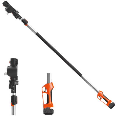 Manico telescopico Stocker Magma 584 orientabile per forbice elettrica - 155/235 cm