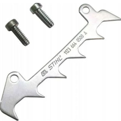 Stihl SET Artiglio Arpione esterno + Viti per motosega MS162, MS172, MS182, MS212 - Cod. 1123-007-1006 - Ricambio Originale Stihl SET Artiglio Arpione esterno + Viti per motosega MS162, MS172, MS182, MS212 - Cod. 1123-007-1006 - Ricambio Originale