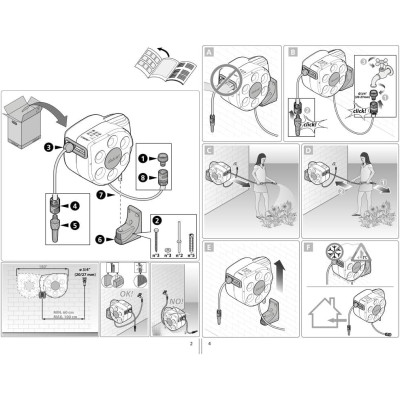 CLABER Rotoroll Evolution 20 m Avvolgitubo automatico | AgricolBio.it