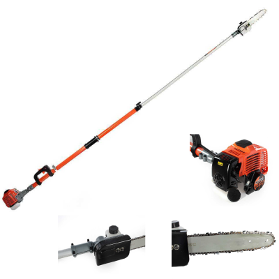 Greenline GLP 420 - Potatore a scoppio con asta telescopica 250 - 400 cm - Lama 27cm