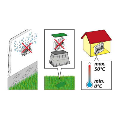 Programmatore elettronico 6 linee MULTIPLA DC 9 V LCD | AgricolBio.it