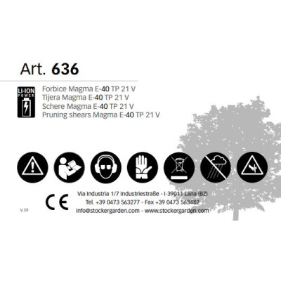 Forbice a batteria Stocker Magma E-40 TP | AgricolBio.it