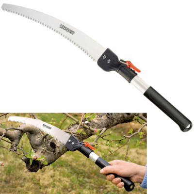 Stocker  540 - Seghetto 34 da potatura con a lama curva 34 cm con manico Combisystem