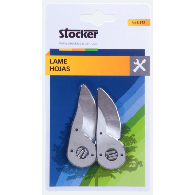 Stocker Profi 22 - Lame di ricambio in blister per forbici  - blister 2 pz