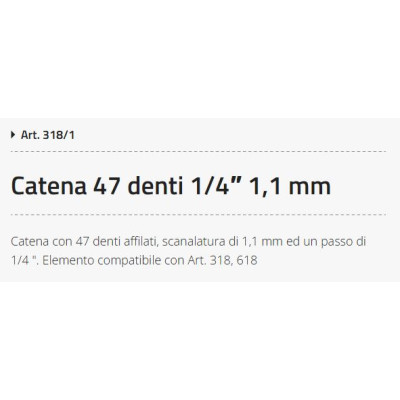 Stocker Catena di ricambio per motosega Magma E-200 | AgricolBio.it