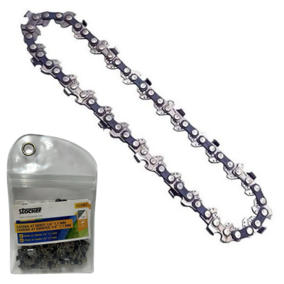 Stocker Catena di ricambio per motosega Magma E-150 e Magma E-300 - 47 maglie - 1,1 mm - passo 1/4"