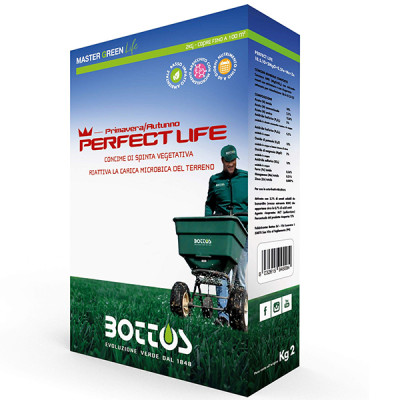 Bottos Concime per prato PERFECT LIFE  18-5-10 + 2Mg0 + 0,5 Fe + Mn + Zn