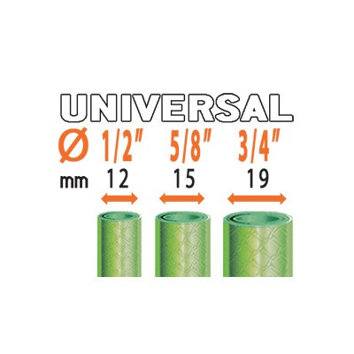 Aroz Raccordo Automatico Universale Aquastop Bimateriale - Adatto A Tubi 12/15/19 Mm - 5 Anni Garanzia
