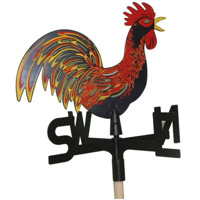 Verdemax segnavento a forma di Gallo