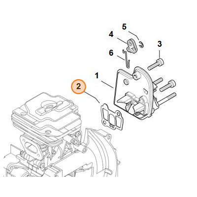 Guarnizione flangia intermedia Stihl Cod. 4147-129-0903 | AgricolBio.it