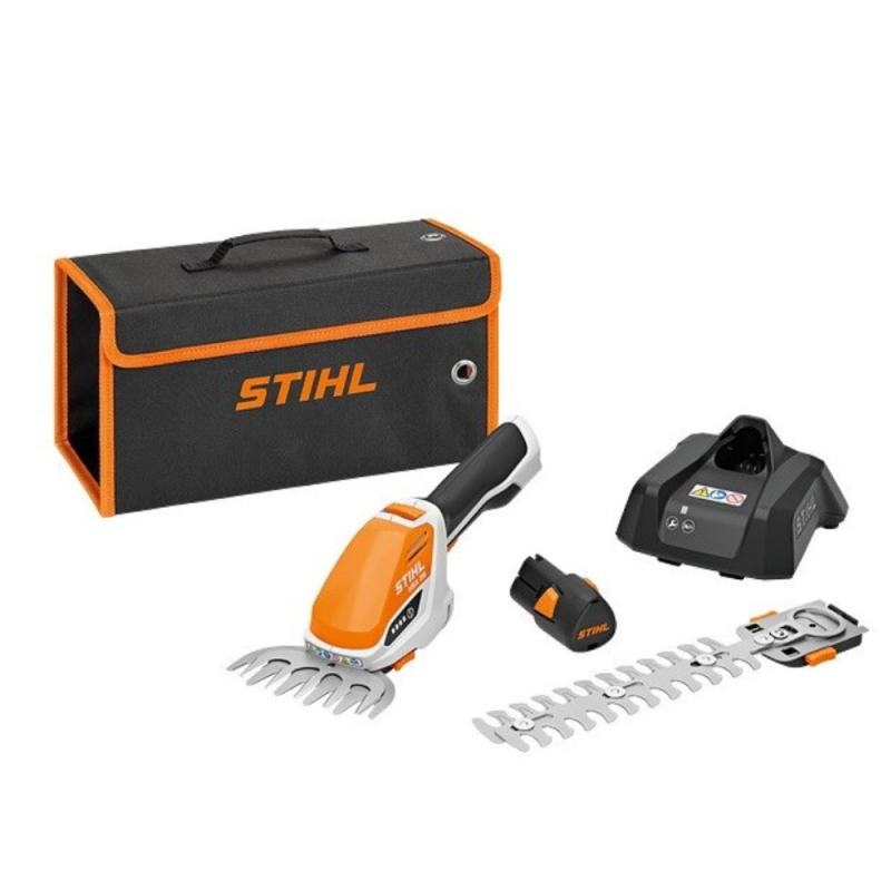 Stihl HSA 26 Set - Rifinitore siepi Tagliasiepi con Batteria e Caricabatteria inclusi