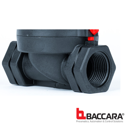 Elettrovalvola Baccara da 3/4" F/F con C. di flusso | AgricolBio.it