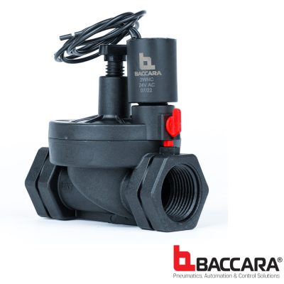 Elettrovalvola Baccara da 3/4" F/F con C. di flusso | AgricolBio.it