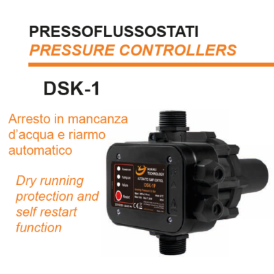 Regolatore di pressione Presscontrol 1,5 bar mod. DSK-1 - GLong