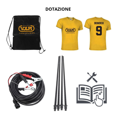 Volpi SuperBomber 295L Abbacchiatore batteria 12V | AgricolBio.it