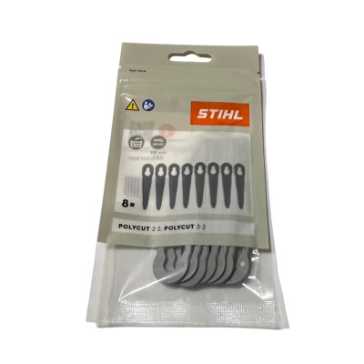 Stihl Gruppo coltelli per Testina Falciante PolyCut 2-2 e 3-2 - Conf. 8 pz - Cod. 4008-007-1000