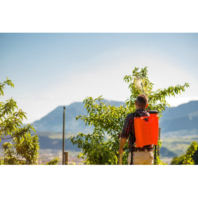 Pompa a zaino per diserbo e trattamenti fogliari da litri 12 per orto e fiori - Stocker L. 12