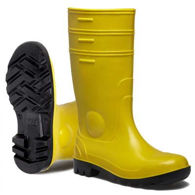 Stivali di sicurezza Gorex in PVC gialli S5 puntale e suola acciaio