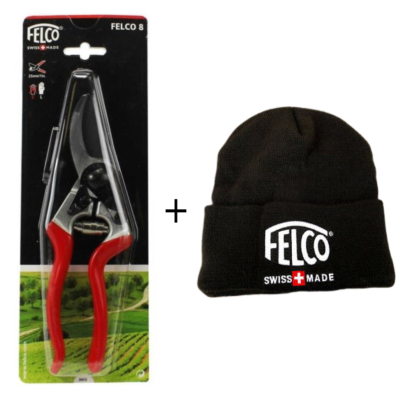 SET FELCO composto da: Forbice potatura F8 + Berretto