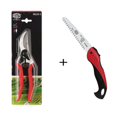 SET FELCO composto da: Forbice potatura F2 + Seghetto F600